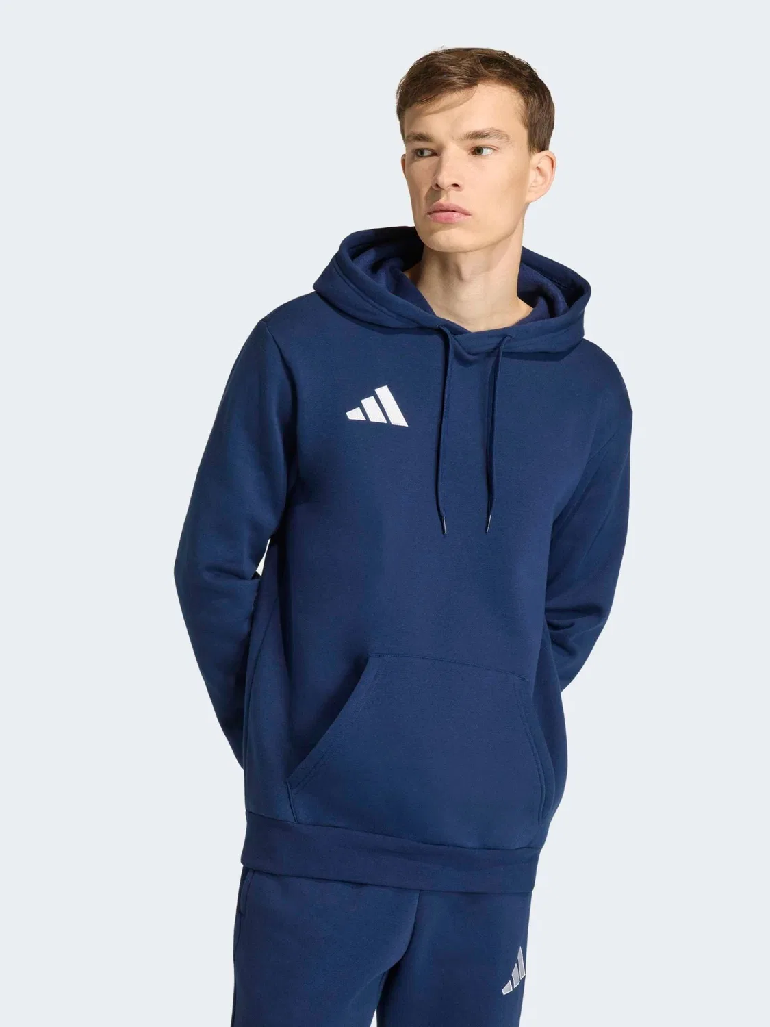 Худи флисовое Entrada 26 adidas, синий