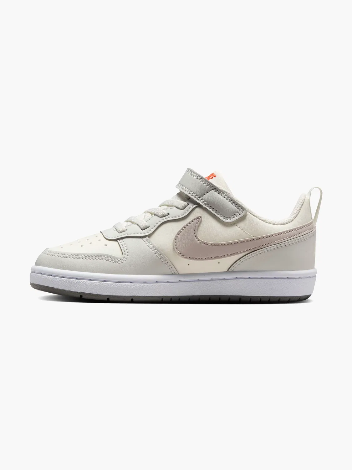 Детские полуботинки Nike COURT BOROUGH LOW RECRAFT PS, серый — фото 2