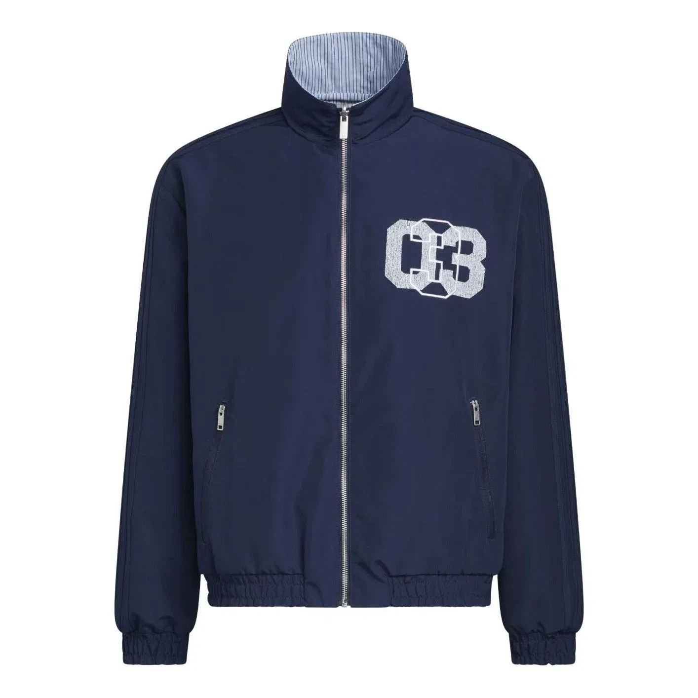 Мужская куртка-бомбер с длинным рукавом Adidas Firebird Coach Jacket, темно-синий