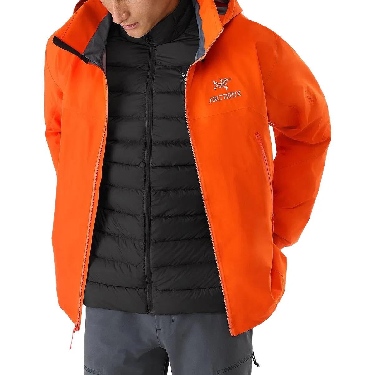 Мужская куртка-пуховик с наполнителем из гусиного пуха Cerium Jacket Arcteryx, Black — фото 3