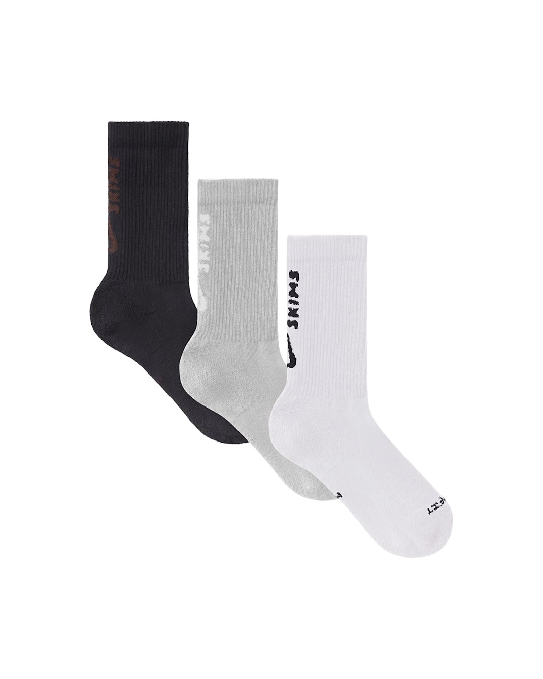 

Носки Nike x SKIMS Women's Dri-FIT Crew, 3 штуки, серый/белый/черный, Разноцветный, Носки Nike x SKIMS Women's Dri-FIT Crew, 3 штуки, серый/белый/черный