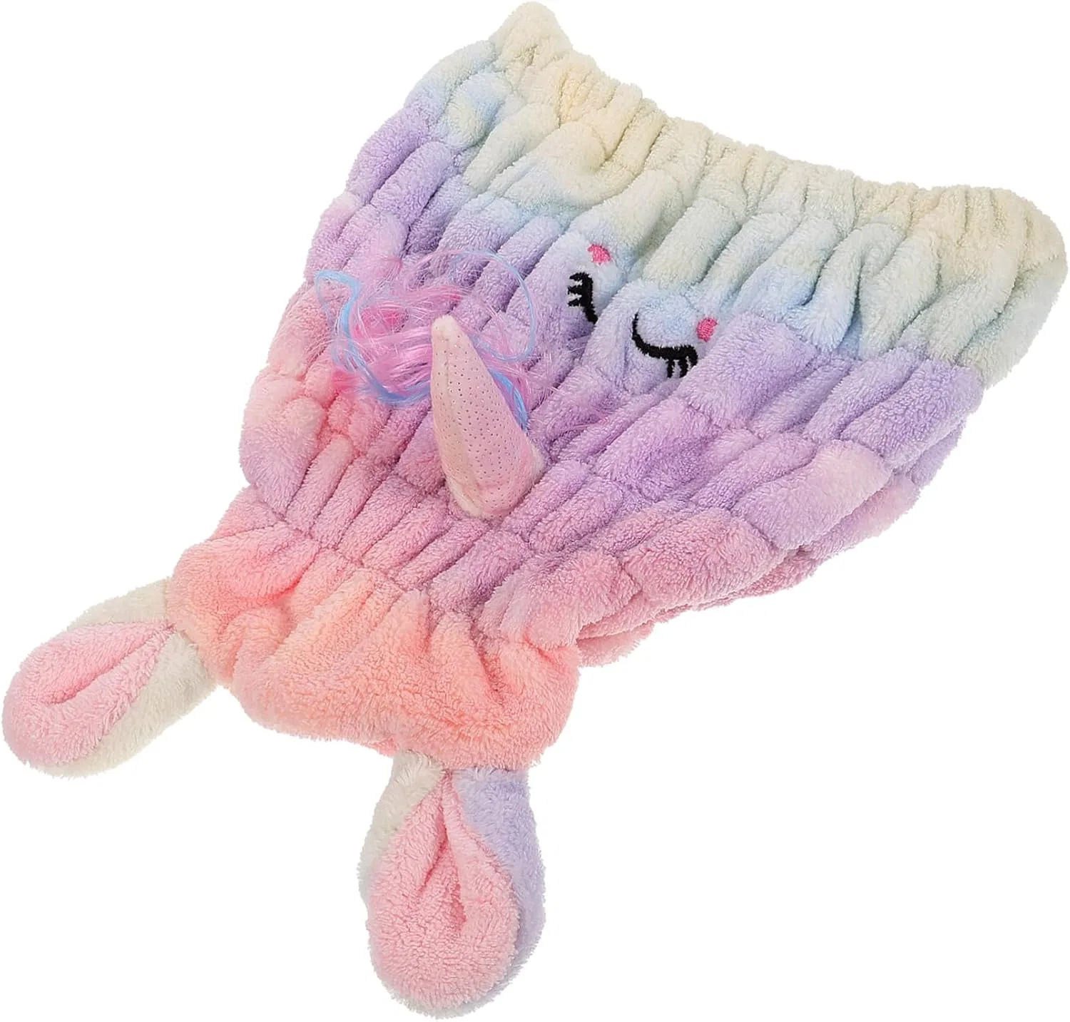 Шапочка для душа Microfibre Hair Towel, HAMPPLIES, 1 шт, 25x21.5x4 см, Multi-coloured