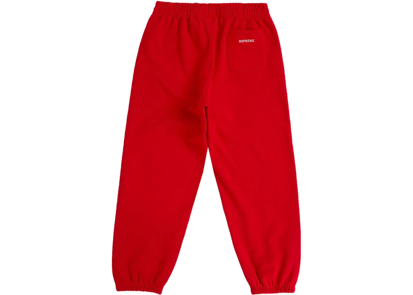 Мужские спортивные штаны с принтом Supreme Devil S Logo Sweatpant Red, Red — фото 2