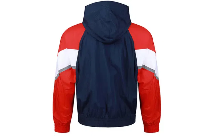 Куртка ветрозащитная с капюшоном Windrunner+ Nike, красный