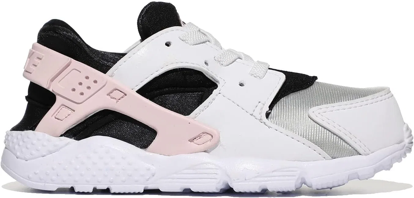 Детские кроссовки для мальчиков Huarache Run Nike, White/Pink Foam/Grey Fog/Off Black — фото 4