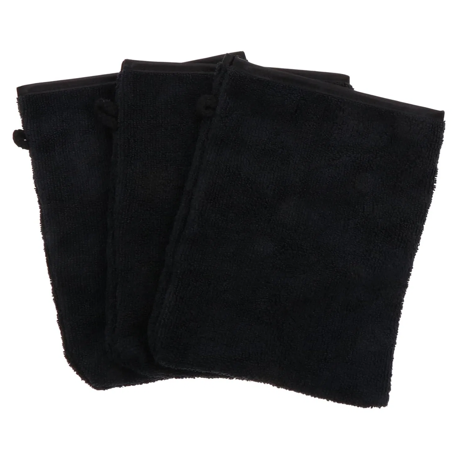 Салфетки для снятия макияжа, 3 шт, Housoutil, 20.7x14 см, Black