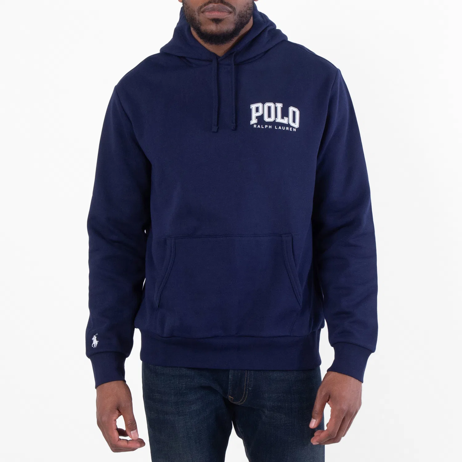 Худи из футера с логотипом Polo Ralph Lauren, Navy