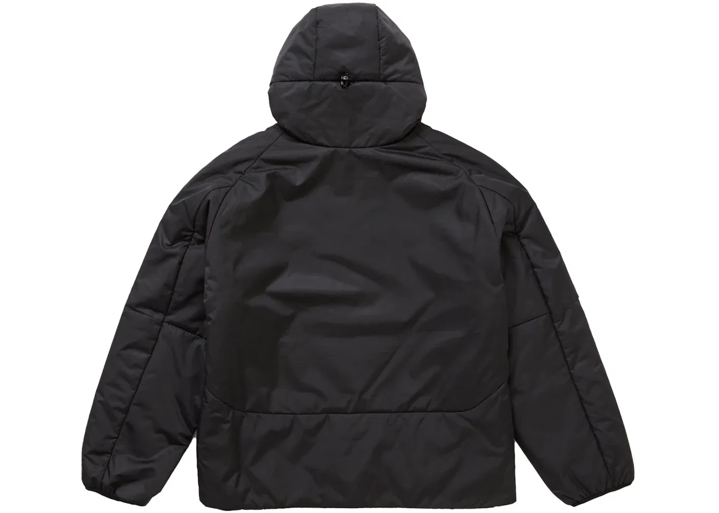 Мужская куртка с капюшоном с принтом Supreme WINDSTOPPER Insulated Hooded Jacket, Black — фото 3