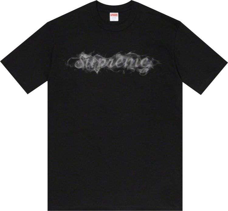 

Футболка Supreme Smoke Tee 'Black', черный