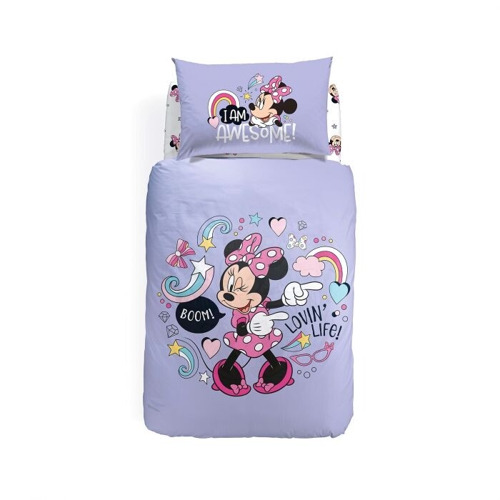 

Комплект детского односпального постельного белья Caleffi Disney Minnie Boom In Cotton, 2 предмета