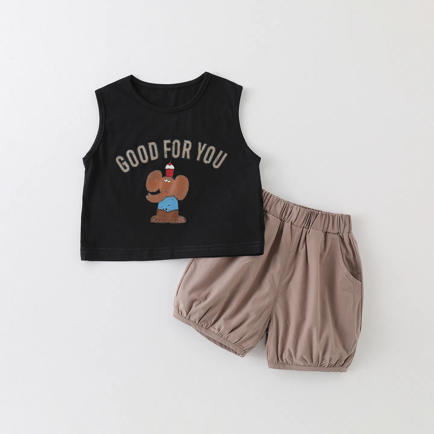 Детский комплект спортивной одежды для малышей, Casual Sportswear, YALU — фото 3