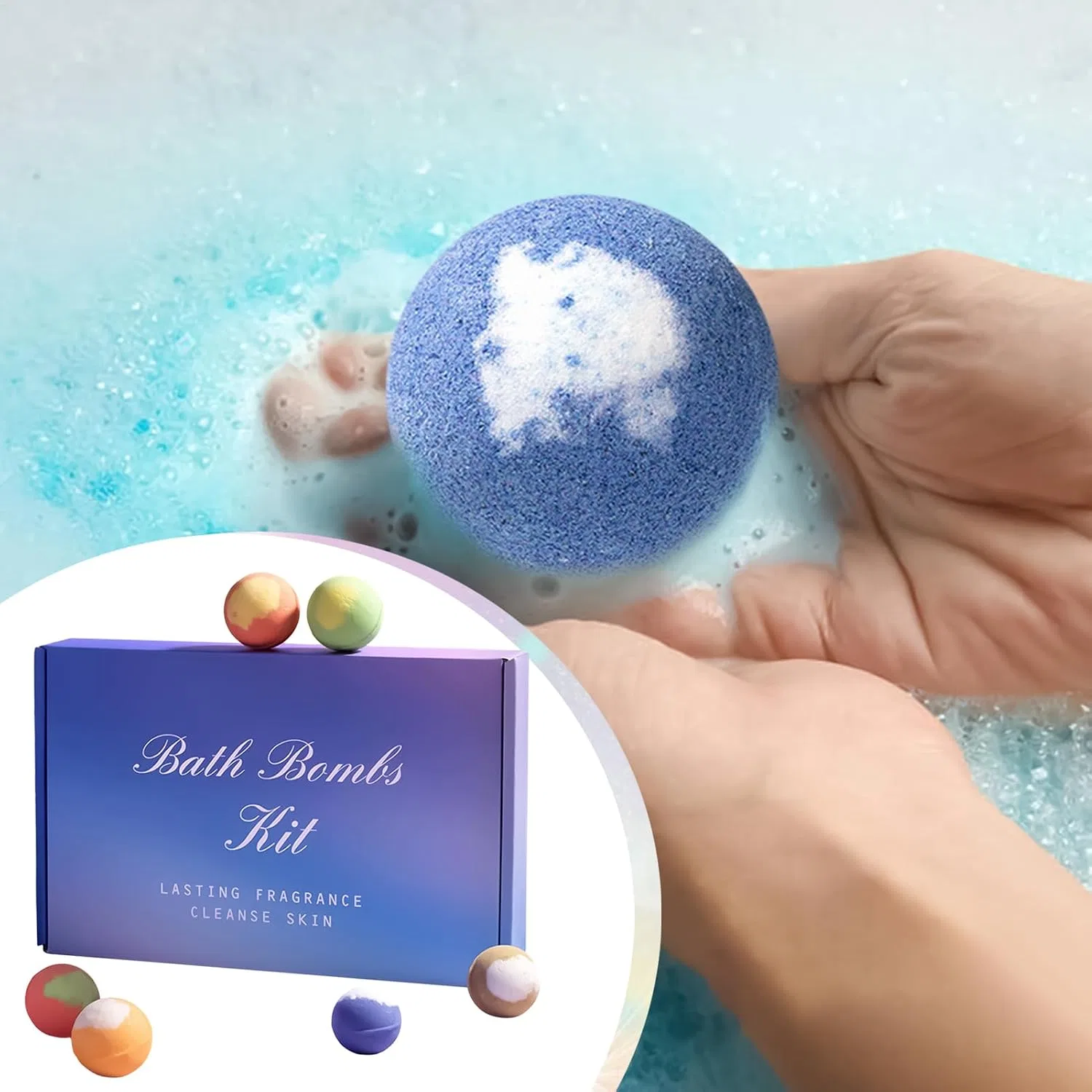 Набор бомбочек для ванны Handmade Bath Bubble, 24 шт, 500 г Generisch — фото 3