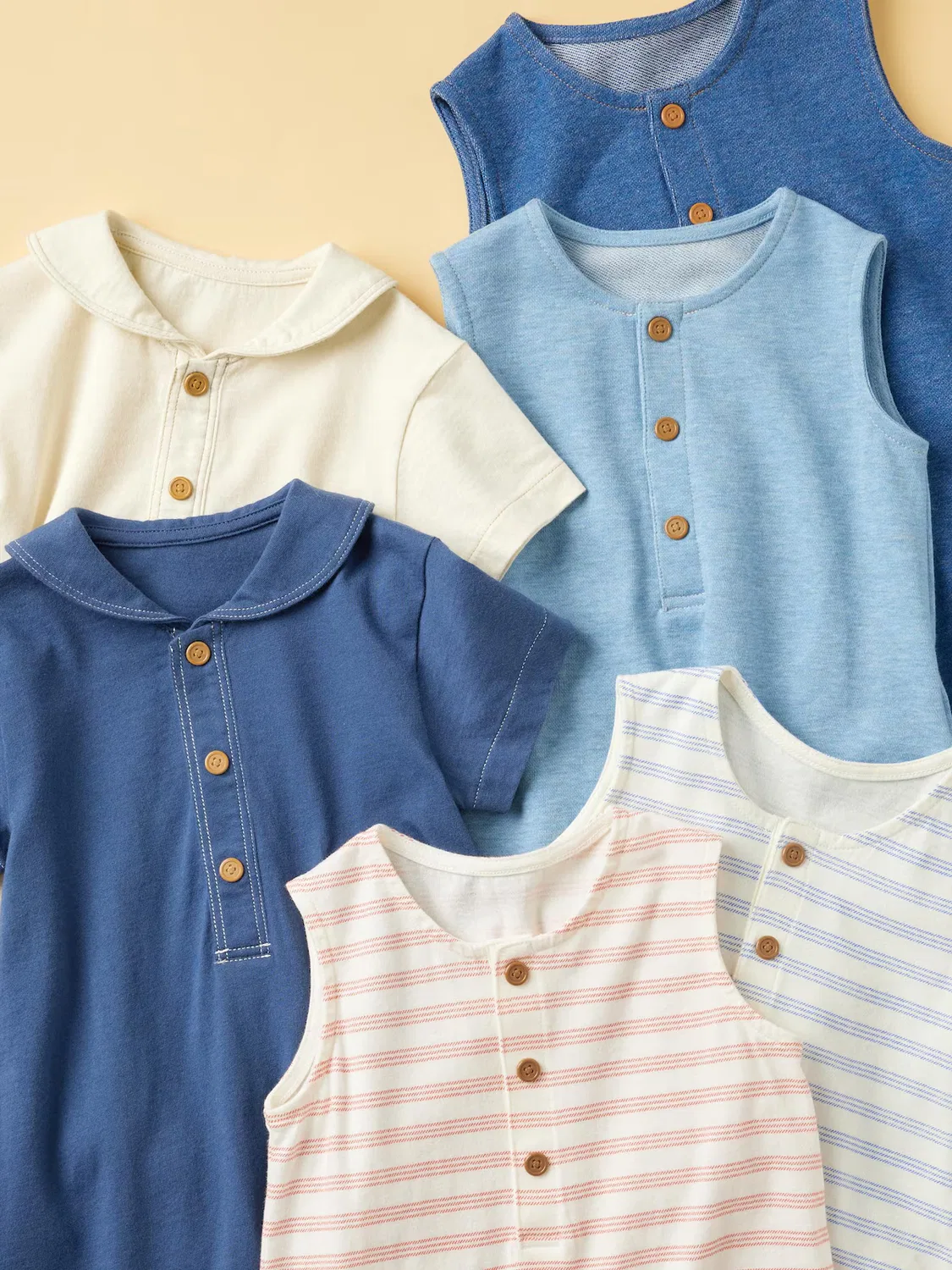 Комплект одежды Uniqlo, без рукавов, синий — фото 2