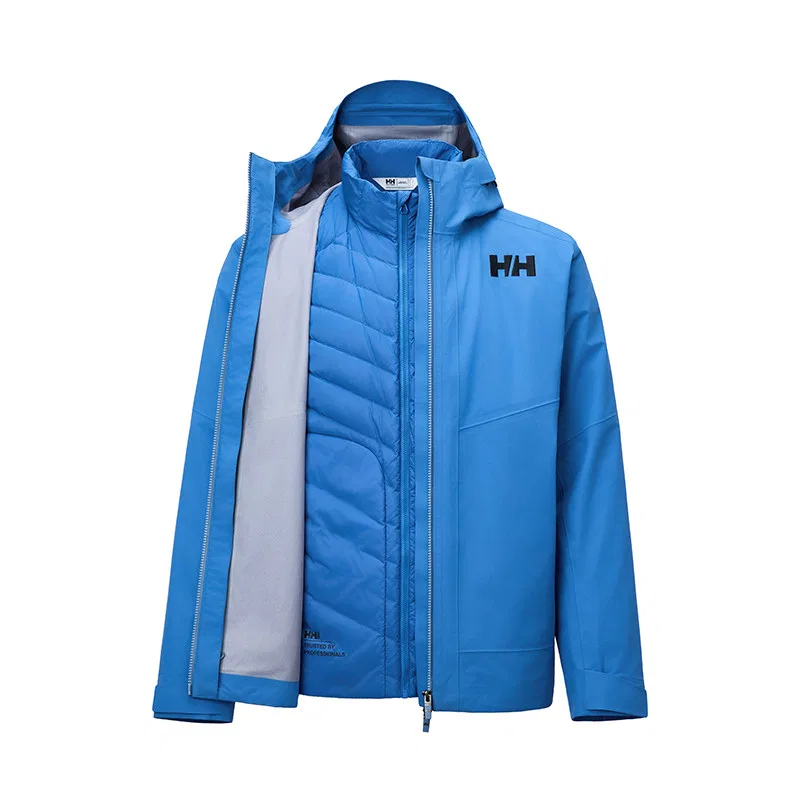 Детский ветрозащитный плащ с капюшоном Blue HELLY HANSEN, Blue