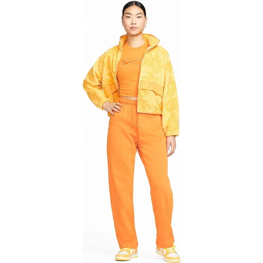 Женская футболка с принтом Nike Sportswear Crop, Оранжевый — фото 3