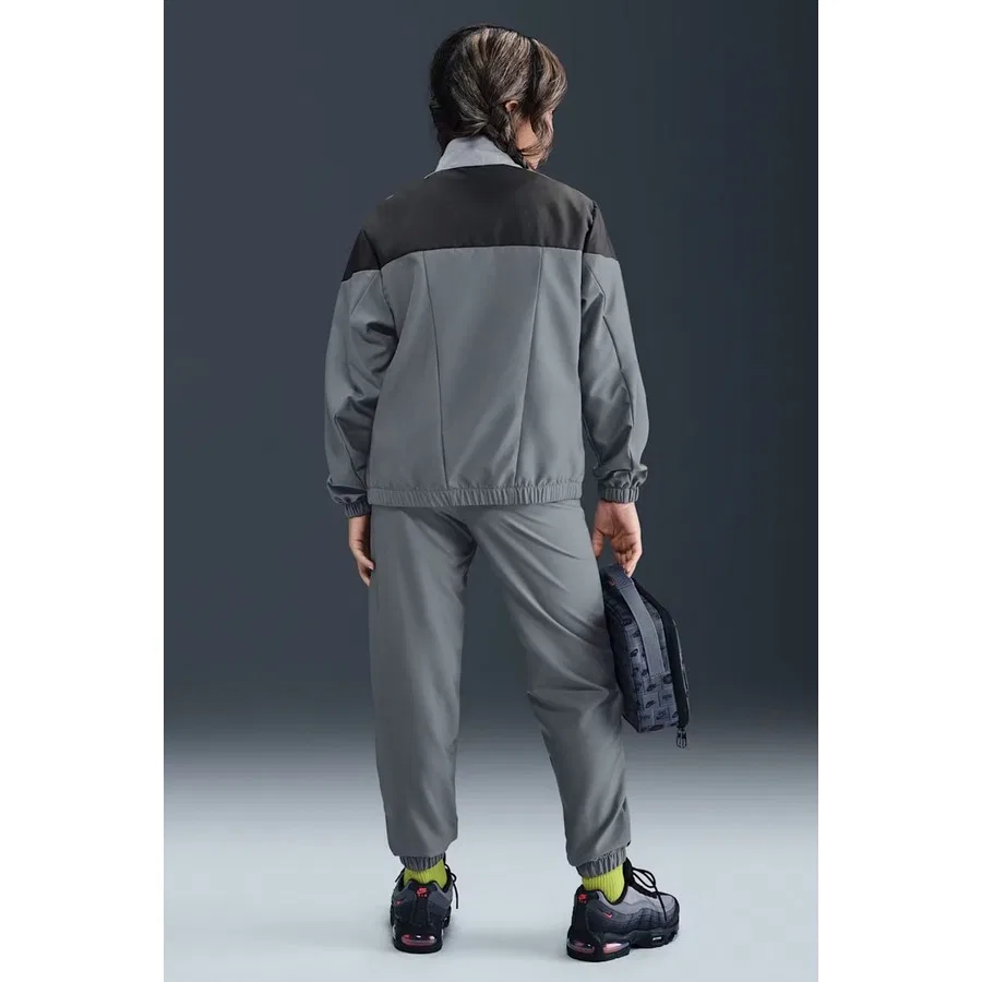 Спортивный костюм с высоким воротом и молнией Nike Sportswear, Черно-белый — фото 2