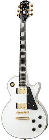 

Epiphone Les Paul Custom Alpine White Gold Hardware EILC AWGH1