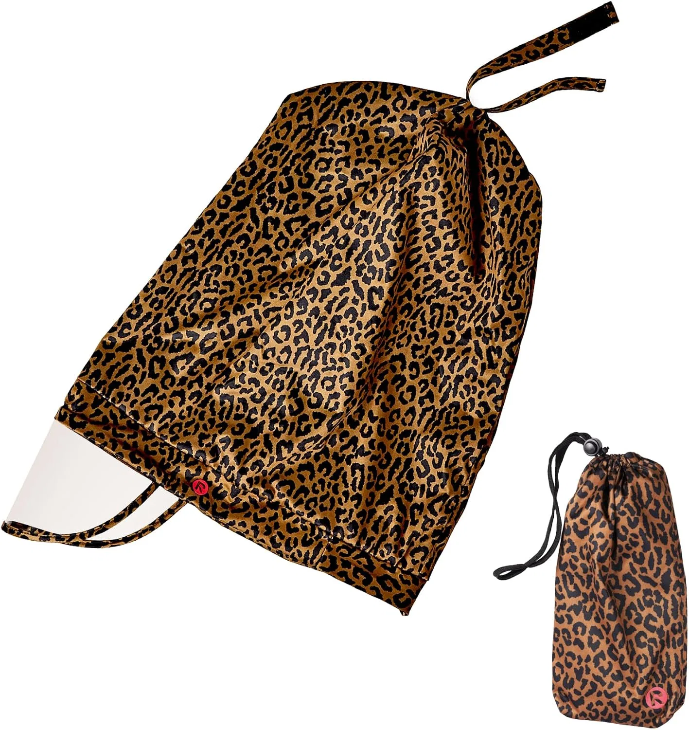 Бейсболка дождевая Red by Kiss с сатиновой подкладкой, XL, Leopard Print — фото 3