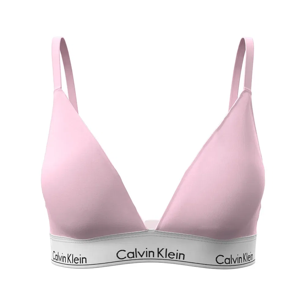 Треугольный бюстгальтер Calvin Klein, розовый — фото 3