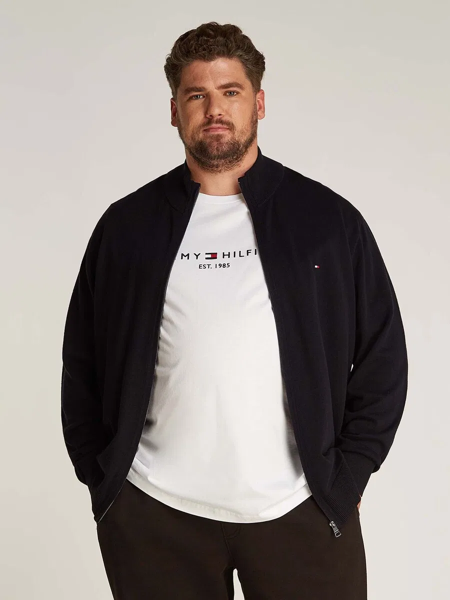 Вязаный кардиган TOMMY HILFIGER черного цвета — фото 2