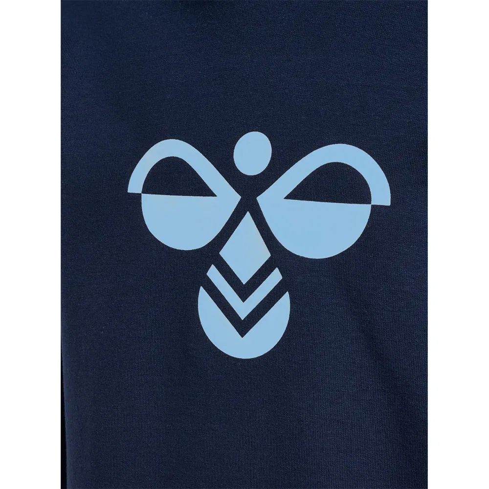 Детский свитшот для девочек с капюшоном Regular Tukas Hummel, Blue — фото 4