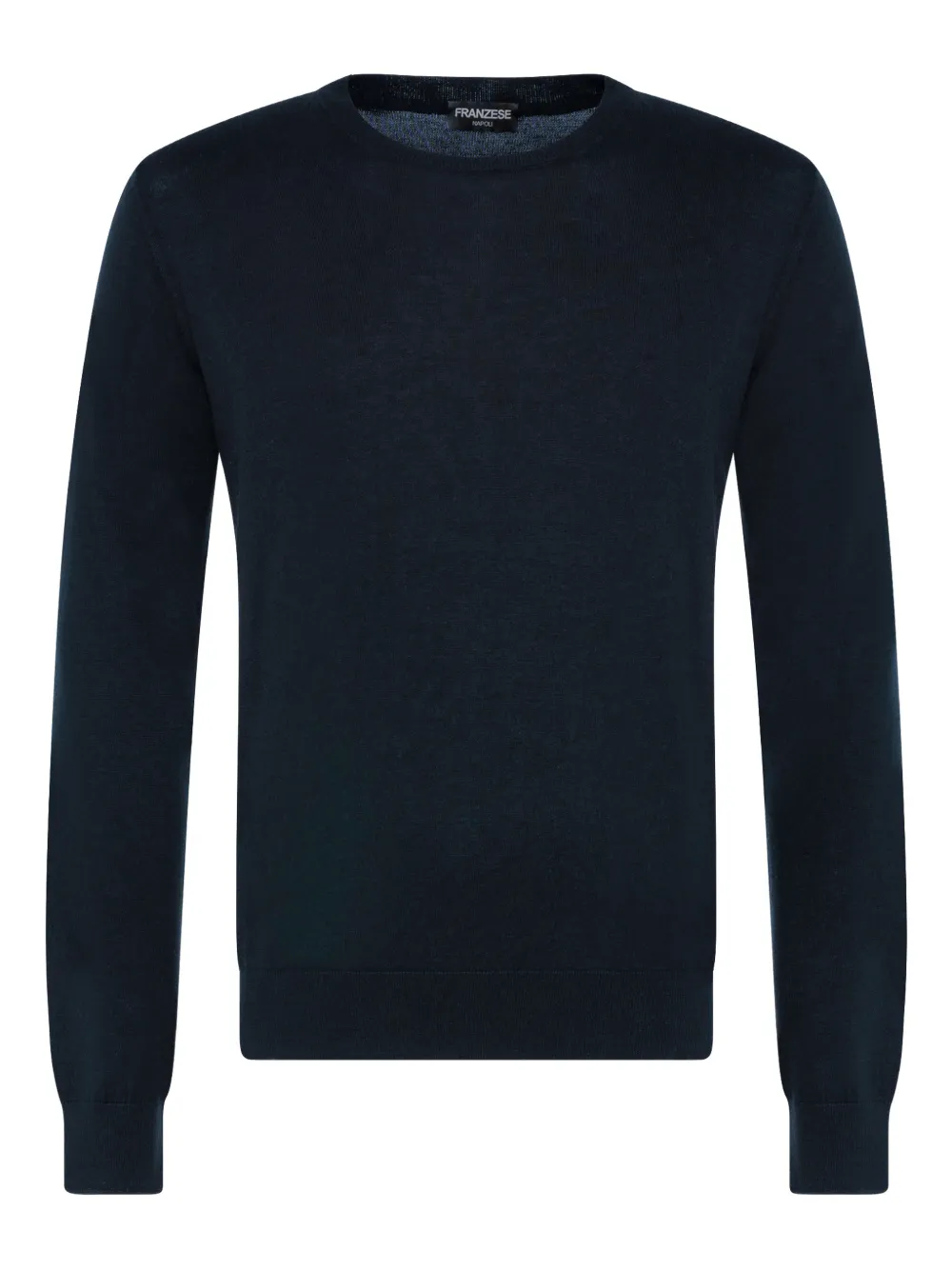 

Вязаный свитер с круглым вырезом Franzese Collection, синий