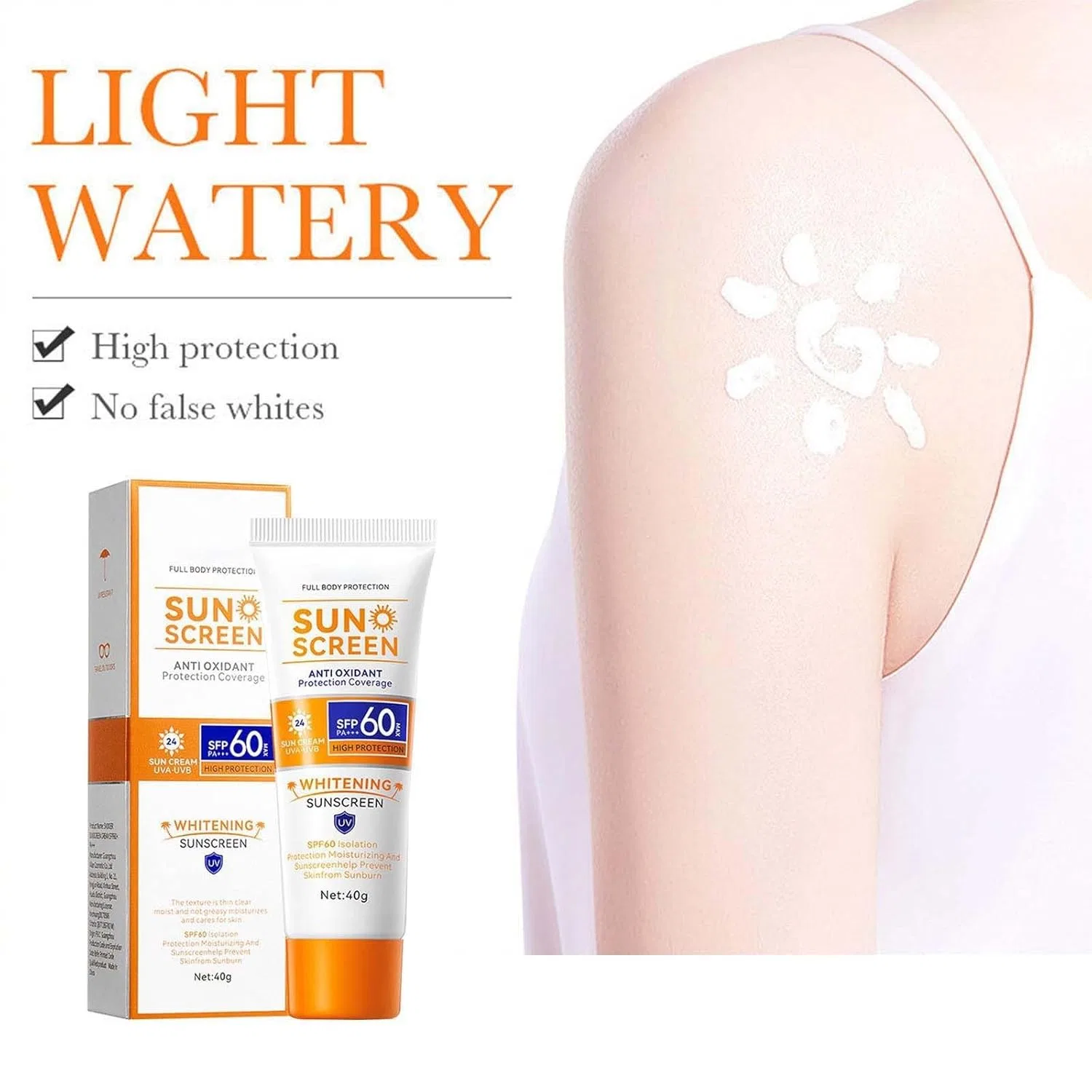 Солнцезащитный крем для лица SPF 60 Ovelle, 80 г — фото 3