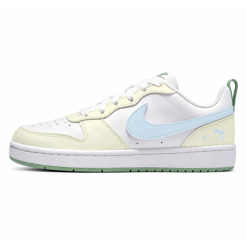 Детские кроссовки для скейтбординга с принтом Court Borough, Nike, Custard — фото 3