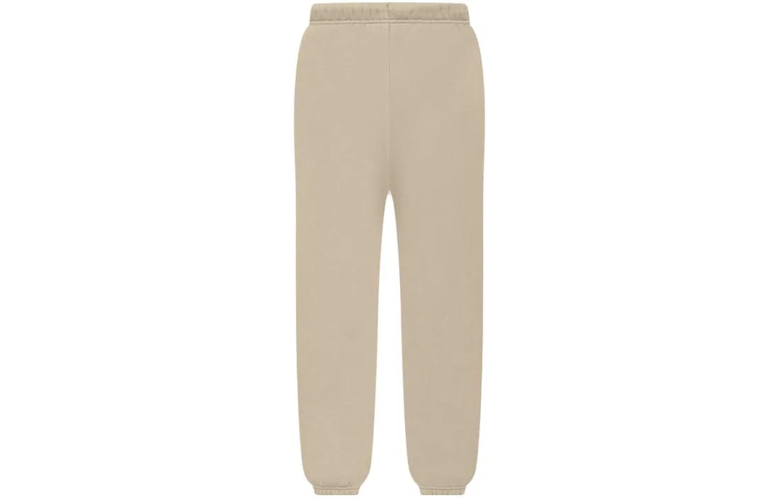 Детские спортивные штаны из трикотажа Athflow Fear Of God Essentials, Beige Gray — фото 3