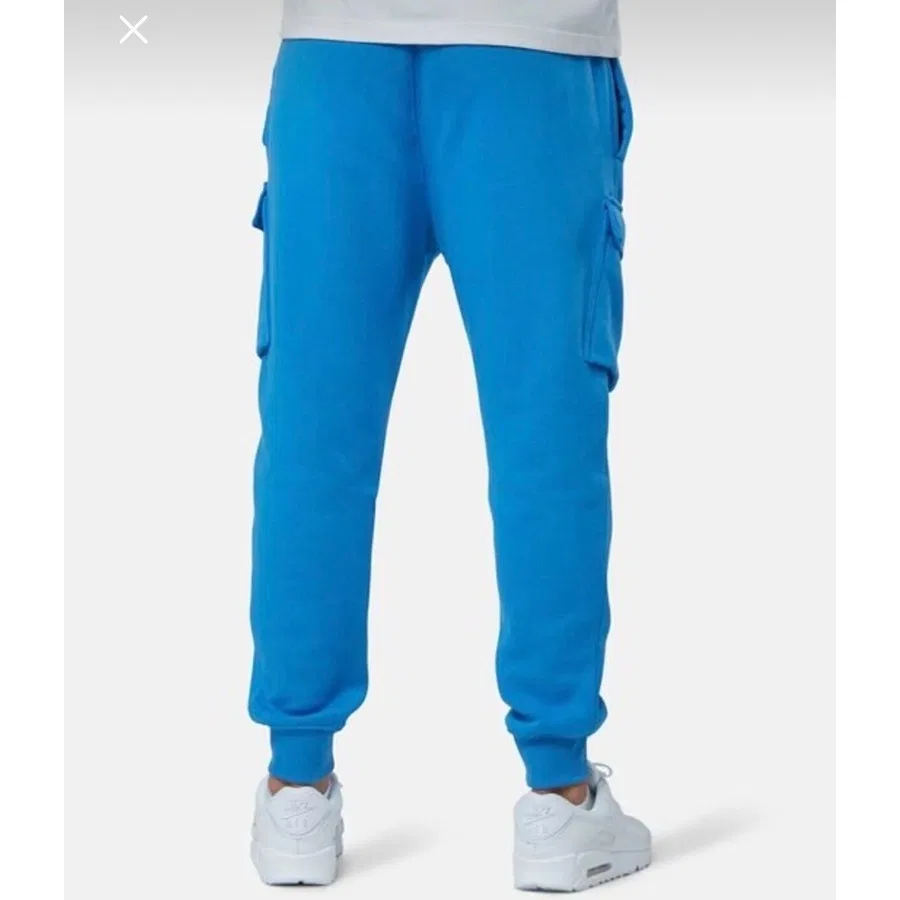 Спортивные штаны Nike Sportswear Standard Issue Fleece Cargo, Синий — фото 2