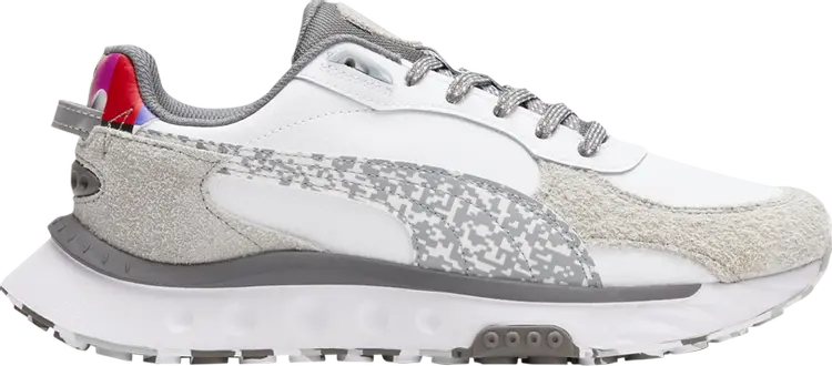 

Кроссовки Puma Wild Rider White Noise, белый, Белый;серый, Кроссовки Puma Wild Rider White Noise, белый