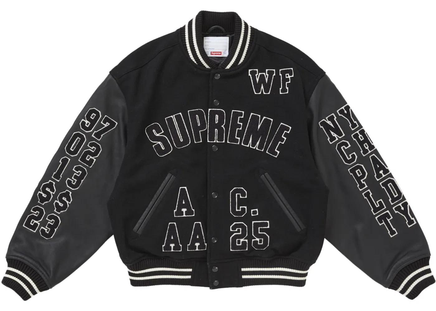 Мужская бомбер с принтом Praises Supreme, Black