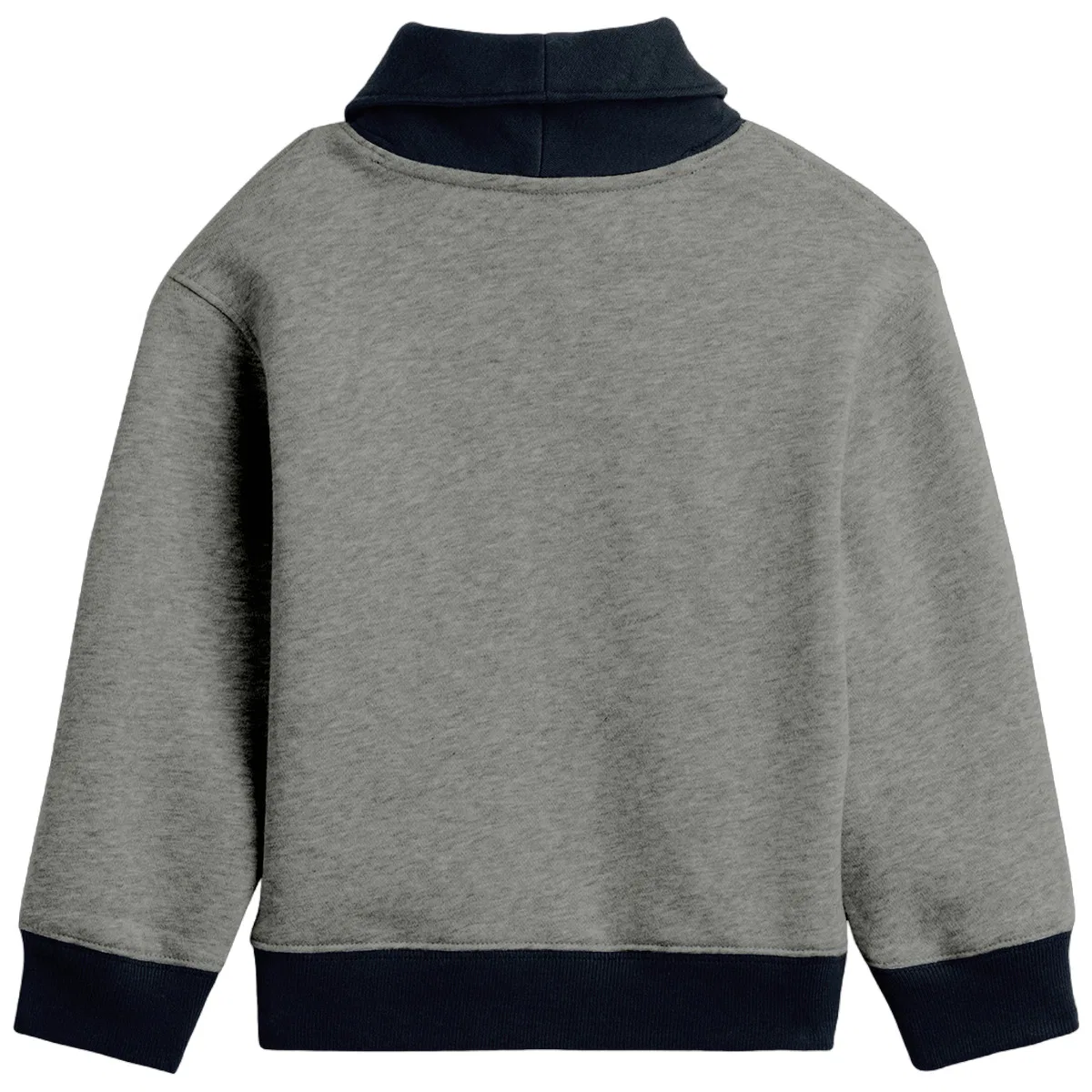 Детский свитшот с воротником GAP Baby Sweatshirts Lapel Moderate, Gray — фото 3