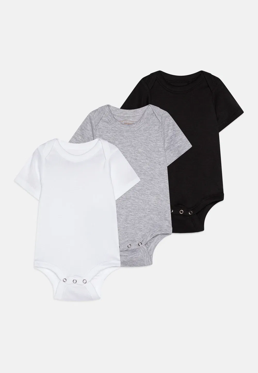 Детский набор из 3 штук унисекс - для тела Friboo By Zalando, White/Mottled Light Grey/Black