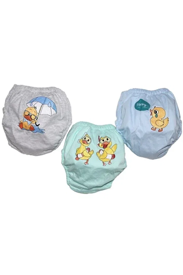 Детские трусы для девочек с принтом 3-Piece Mini Puppy Minis Bonbonetti Chocolate Baby&Kids, Colored