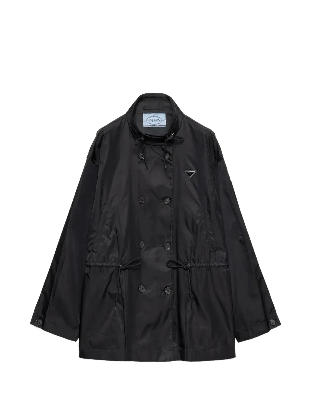 Дождевик из Re-Nylon Prada, черный