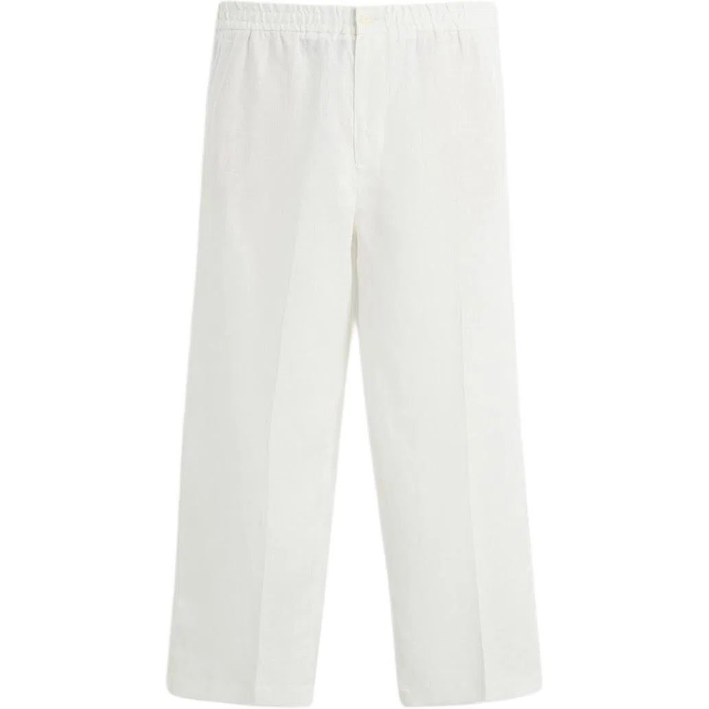 Мужские брюки классические белые ZARA