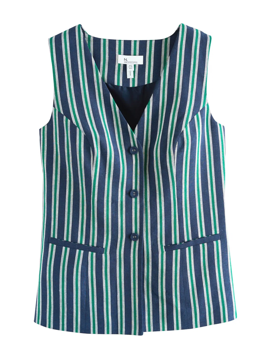 Жилет Next Suit Vest N. Premium темно-синего цвета