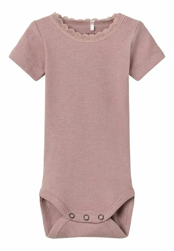 Боди с коротким рукавом Romper Name It, фиолетовый