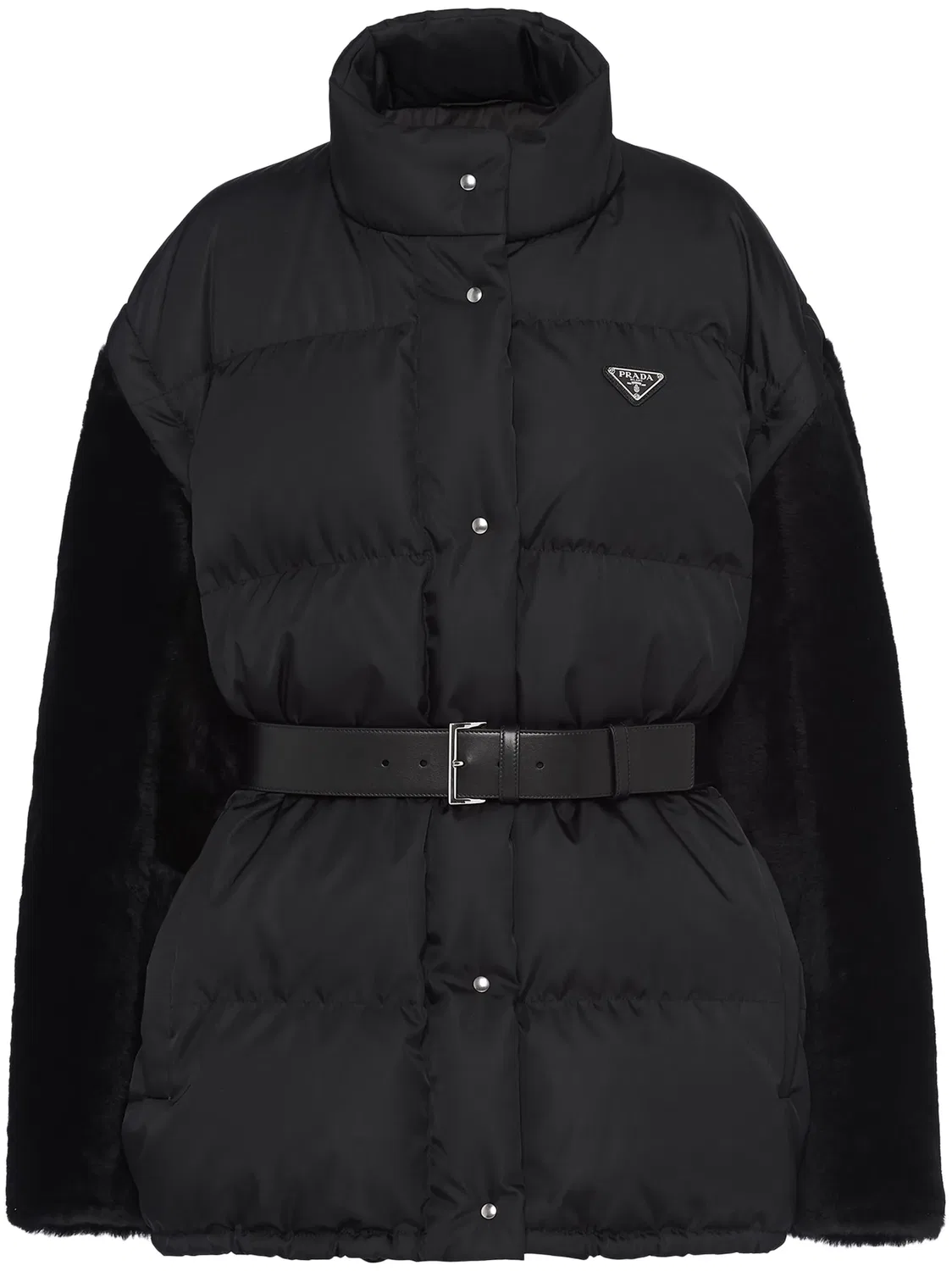 Даун-куртка Re-Nylon Prada, черный