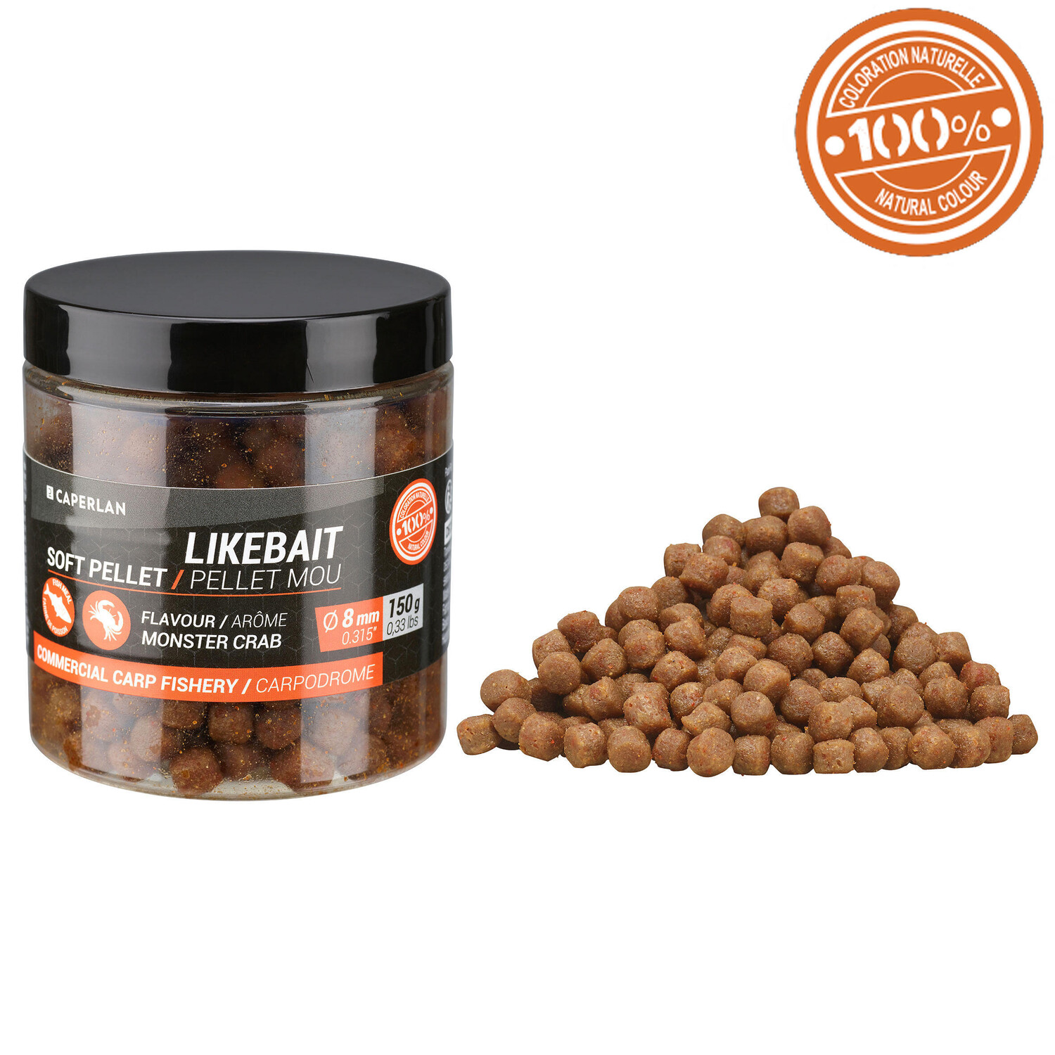 

Мягкая пеллета Likebait Monstercrab 8 мм CAPERLAN