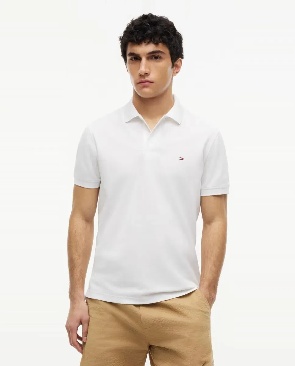 Мужское поло с коротким рукавом Tommy Hilfiger, Blanco