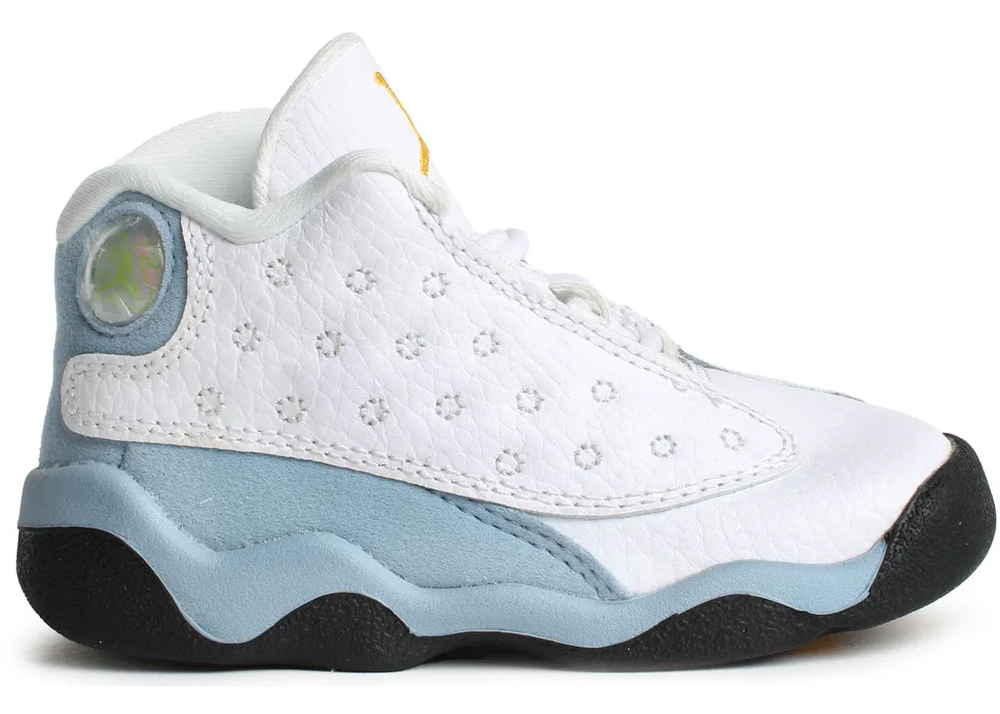 Детские кроссовки Lifestyle Jordan 13 Retro Jordan, White/Yellow Ochre/Blue Grey/Black