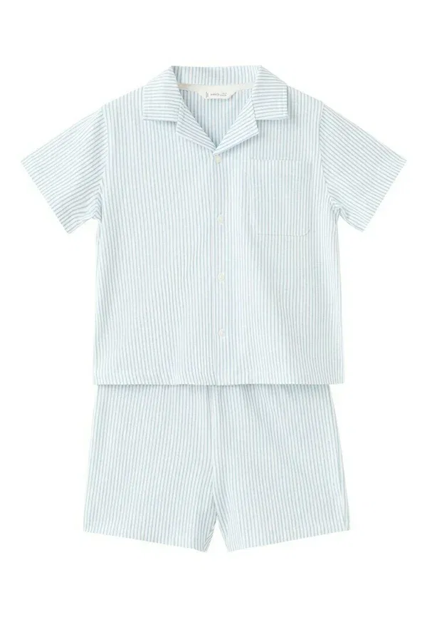Пижамный комплект Mango Kids, темно-синий