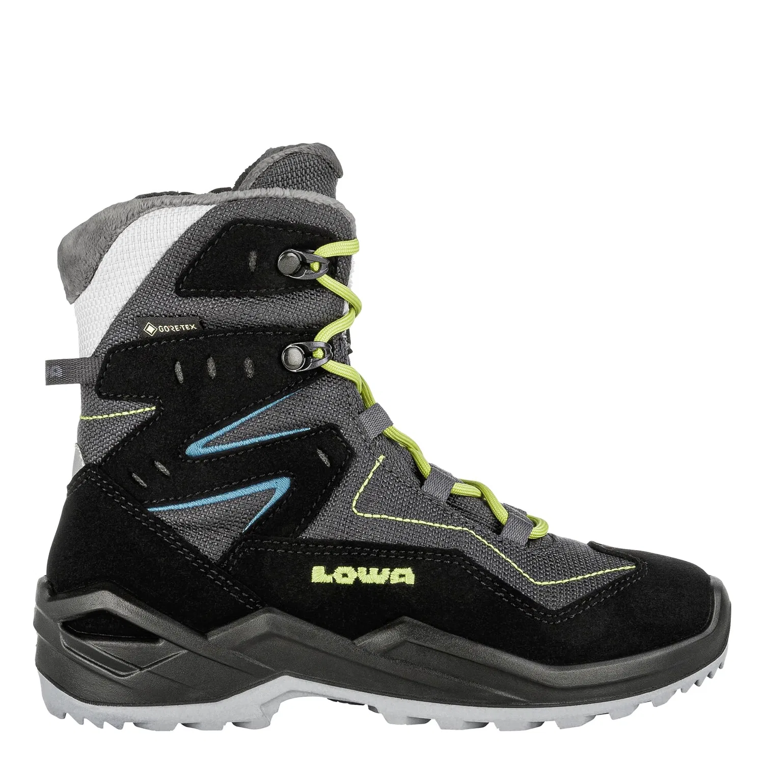 Детские ботинки для мальчиков с мембраной Linen Gtx LOWA, Black