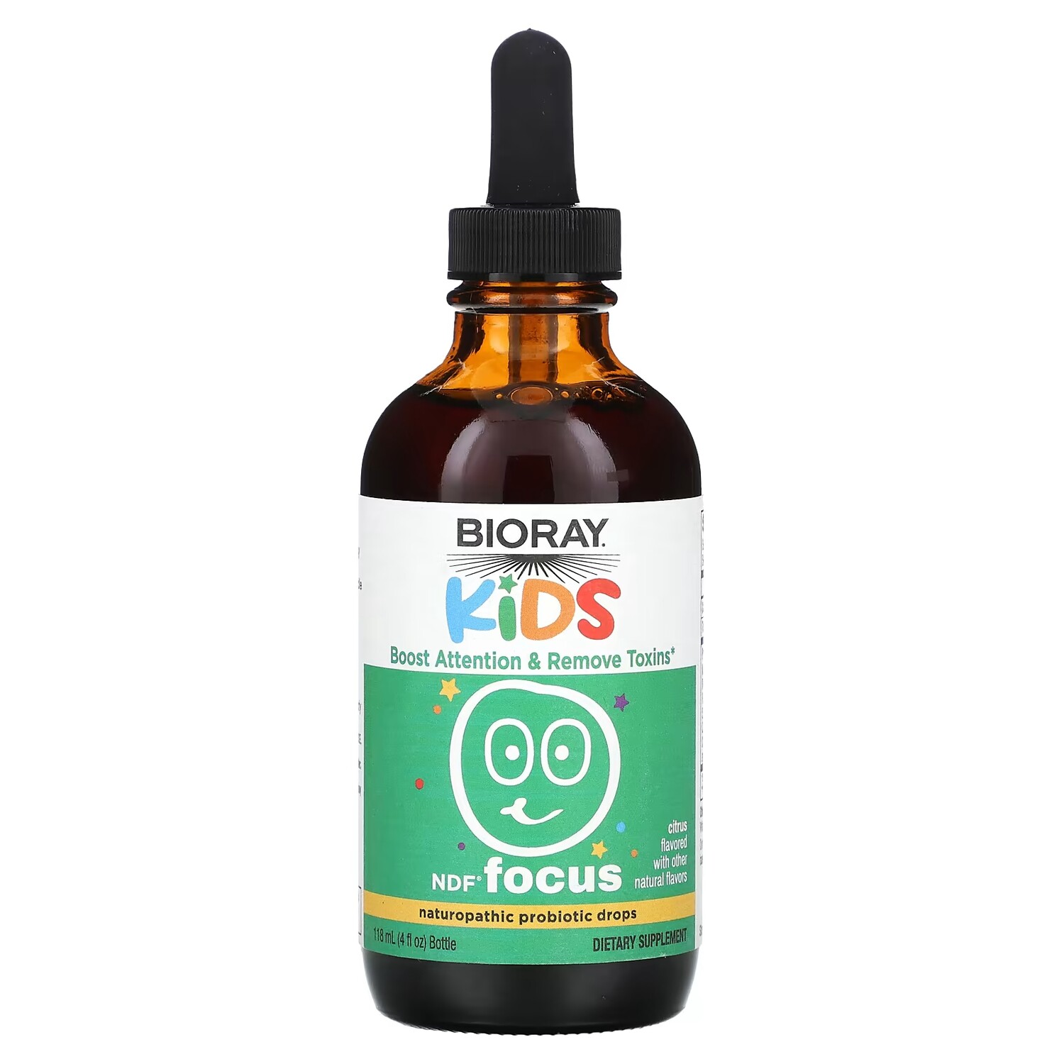 

Пищевые добавки Bioray Kids NDF Focus Citrus, 118 мл
