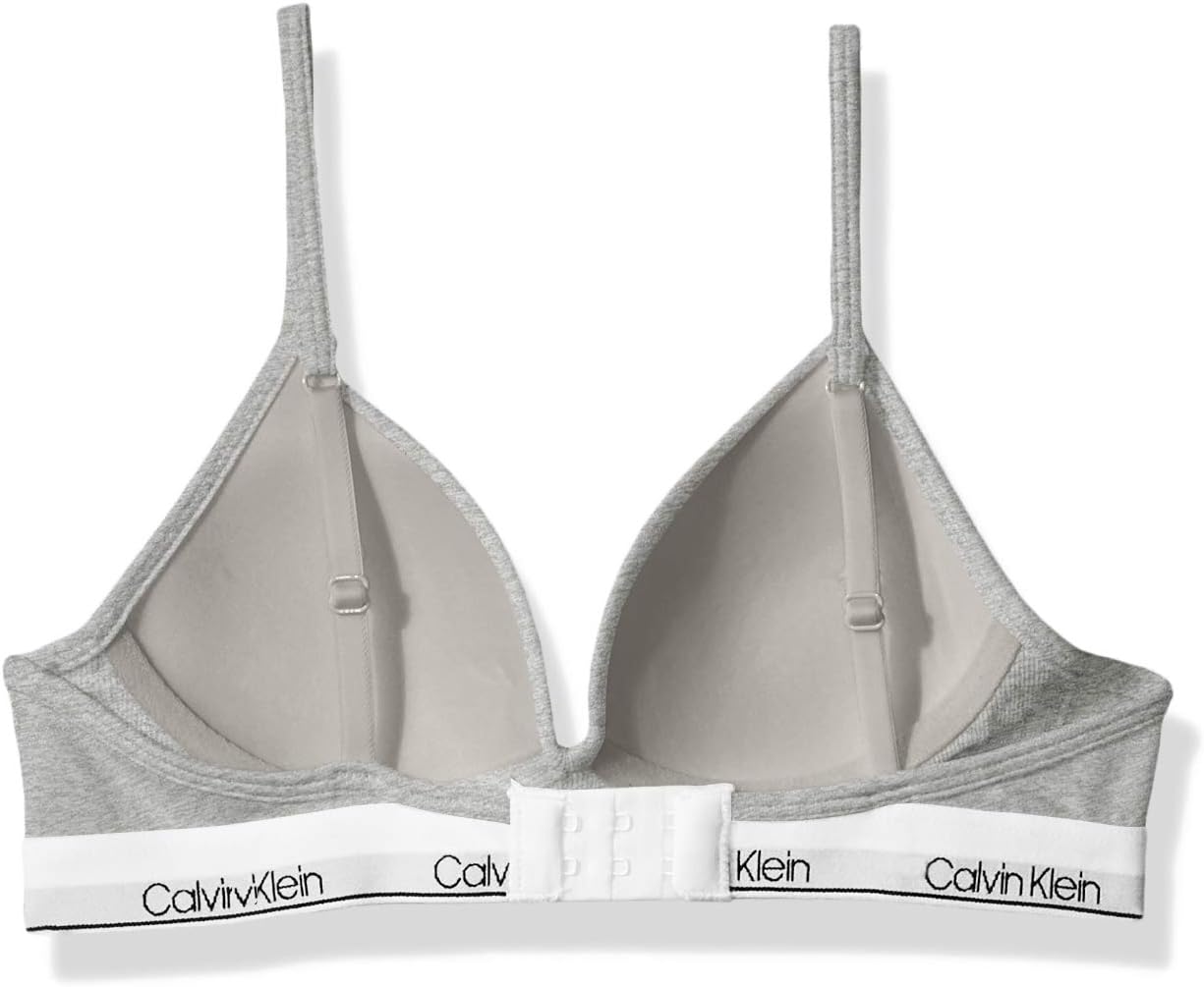 Большой бесшовный гибридный бюстгальтер Calvin Klein для девочек, Heather Gray — фото 2
