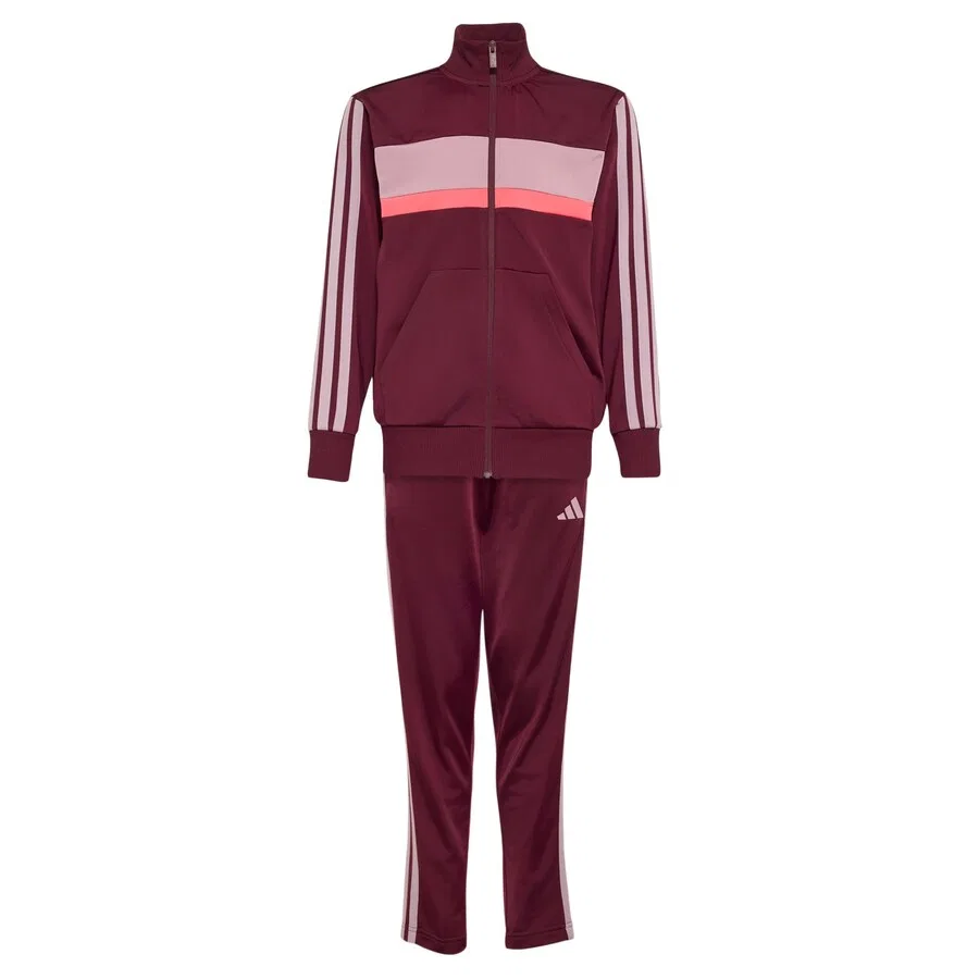 Спортивный костюм ADIDAS SPORTSWEAR 'Seasonal Essentials Tiberio' в бордовом цвете