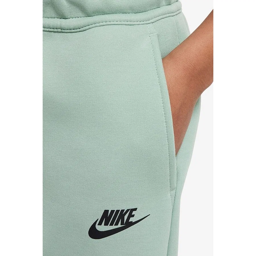 Детские шорты с Tech Fleece Nike Sportswear Tech Fleece Unisex Kid's Short, Зеленый — фото 3