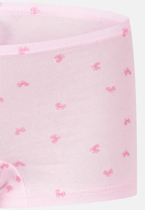 Трусы хлопковые 6er pack short hipsters Schiesser rosa, белый/розовый — фото 2